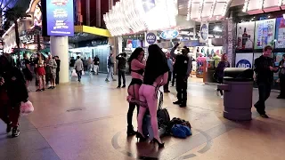 FREMONT STREET LAS VEGAS AFTER MIDNIGHT ROMANCE IS IN THE AIR NOVEMBER 2019