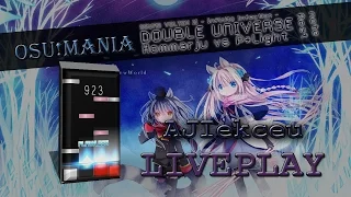 [osu!mania - AJIekceu Liveplay] Hommarju vs PLight - Double Universe (Reat) [4K EXHAUST]