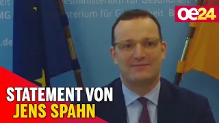 Corona-Impfung: Merkel & Spahn bei Biontech - Statement von Jens Spahn