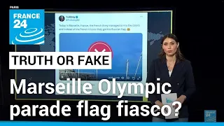 No, French pilots did not ‘accidentally’ paint Russian flag during Marseille Olympic parade flyover