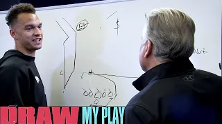 Testing Desmond Ridder’s Football IQ with Whiteboard Test