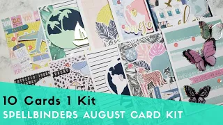 10 Cards 1 Kit | Spellbinders | Around the World | August 2020