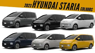 2023 Hyundai Staria (Wagon) - All Color Options - Images | AUTOBICS