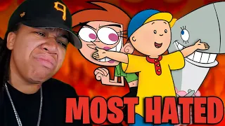 THE MOST HATED CARTOON CHARACTERS (TommyNFG)