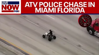 Wild police chase of ATV in Miami | LiveNOW from FOX