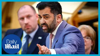 Humza Yousef answers his first question as First Minister at Scottish Parliament