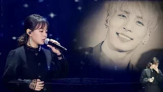 LEE HI - 한숨 (BREATHE) _ Special Stage for SHINee Jonghyun in The 32nd Golden Disc Awards 20180111