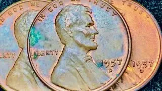 US 1957 Lincoln Penny BIE Error Coins - 1000's Still Out There - DC Minutes United States