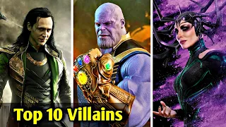 Top 10 Villains of MCU Explained In HINDI | MCU Villains Ranking In HINDI | Marvel Villains Ranked