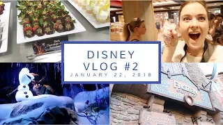 Disney Vlog Day 2 | Garden Grill, Pick a Pearl, + Happily Ever After Dessert Party | Jan. 22, 2018