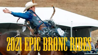 The Most Epic Bronc Rides of 2021 | Veater Ranch