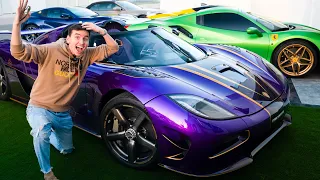 $28,400,000 Private Car Collection Of Dubai (Bugatti Divo & Koenigsegg Agera)