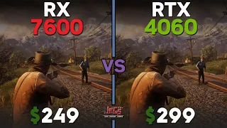 RTX 4060 vs RX 7600 | Tested in 15 games