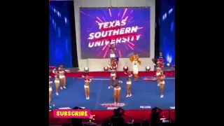 HBCU Texas Southern University cheerleaders wins the NCA National Championship #shorts