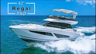 Regal 42 FXO - Triple 425 HP Engines - Flybridge - Sarasota Florida Boat Video Walkthrough