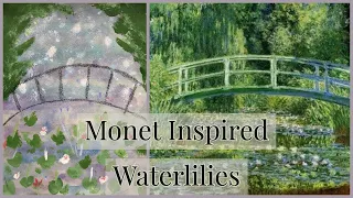 Monet Inspired Water Lilies