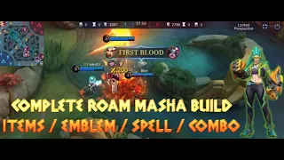 Buffed Roam Masha Best Build 2024 | Complete Guide Masha Series 2/5