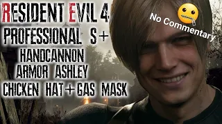 Resident Evil 4 Remake - Professional - S+ Rank With Bonus Items - No Commentary