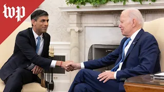 WATCH: Biden holds joint news conference with British Prime Minister Sunak