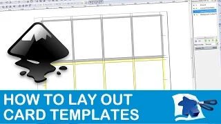 How to Lay Out a Card Template - Dining Table Print & Play