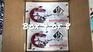 2020-2021 SP Authentic - Fourth Box From Eight Box Inner Case - c49HockeyBreaks Box Break #369