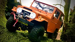 RC4WD Gelande II Toyota Cruiser FJ40, first run.