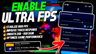 Max 90 - 120 FPS | Enable Ultra Fps Performance | Stable Fps & Performance | No Root