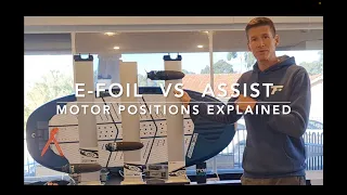 FOILDRIVE motor positions explained - efoil vs assist