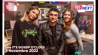 IT'S GOSSIP O'CLOCK del 03/11/2022: Giacomo Giorgio si racconta a Samara e Laura