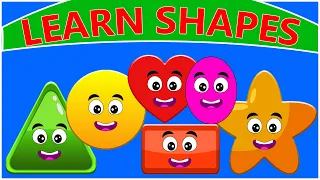 Learn Shapes For Kids | Learn shapes for Toddlers | Shapes Name For Kids Smart learning topic