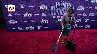 'Haunted Mansion' premieres without stars