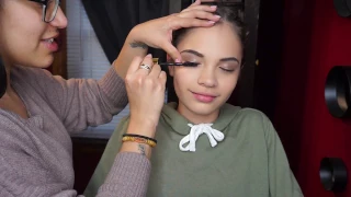 I Do My 12 year Old Sisters Makeup| Gianella Miracle