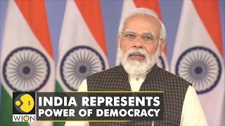 Democracy has & will continue to deliver, says Indian PM Modi while addressing Summit for Democracy