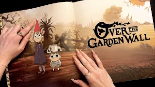 ASMR Over the Garden Wall | Art Book Flip-Through (tracing, tapping, scratching)
