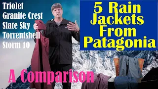 Comparing 5 Patagonia Rain Shells