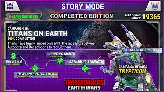 TITANS ON EARTH (Decepticon) - TRANSFORMERS: EARTH WARS Completed Walkthrough