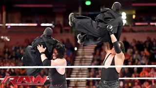 The Brothers of Destruction battle Bray Wyatt’s “flock”: Raw, November 16, 2015