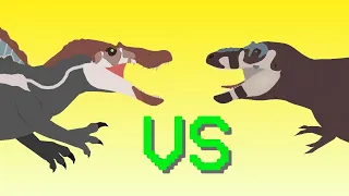 Spinosaurus vs Tarbosaurus animation battle | 2022 (S1-Ep6)