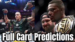 My Full Card Predictions & Breakdowns for UFC 300