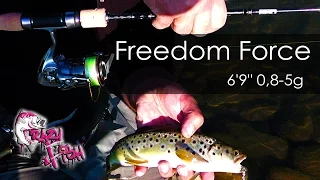 Мастер Класс от Романа Митюрича и обзор Спиннинга Crazy Fish Freedom Force.