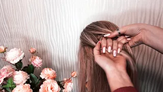 🌿ПРОСТАЯ ПРИЧЕСКА на Новый год/ ВЫПУСКНОЙ 2020 из КОС🌿New Prom Hairstyle🌿 ©LOZNITSA