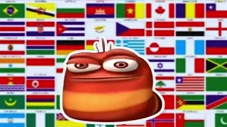 Red Larva "Oi Oi Oi" in 22 different languages meme