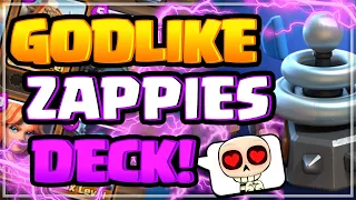 *ZAPPIES GODLIKE!* Best Zappies Deck For Ladder Arena 6 Arena 7 Arena 8 - Clash Royale 2020