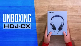 Unboxing the HDJ-CX on-ear professional headphones