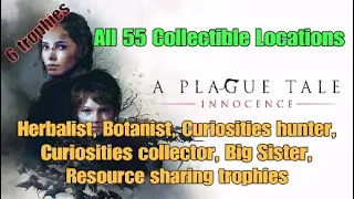 A Plague Tale: Innocence All 55 Collectibles (6 Trophies)