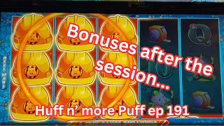 Me walking out of casino, only to stop at each HnmP slot on the way out 😂 Huff n’ more Puff ep 191