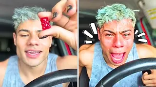 *NEW* RAMIZEINN EATING SPICY FOOD CHALLENGES + REACTIONS | Try Not To React