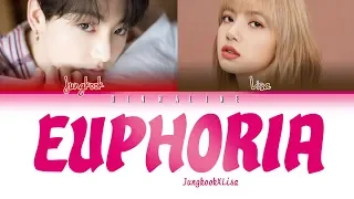 How Would JUNGKOOK and LISA sing "EUPHORIA"by JK(Color Lyrics Eng/Rom/Han)(FANMADE)