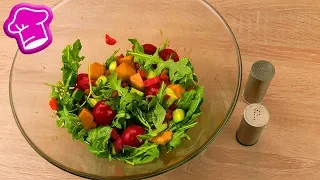 Rucola Mango Salat selber machen | Honig Senf Dressing | Rezepte schnell und einfach | Salat Rezepte