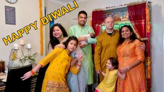 Evie's First Diwali...Our Diwali Celebration Vlog with Friends | Festive Special Food | Home Tour